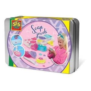 SES CREATIVE Childrens Glittery Soap Jewels Set