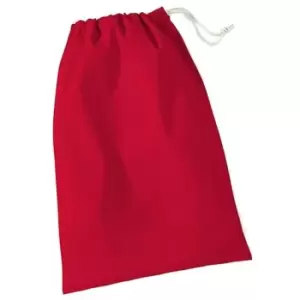 Westford Mill Cotton Stuff Bag - 0.25 To 38 Litres (S) (Classic Red)