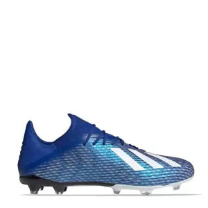 adidas X 19.2 Firm Ground Football Boot - Blue, Size 8, Men