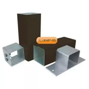 Alukap Ss Post & Bracket Kit, (L)3M (W)60mm