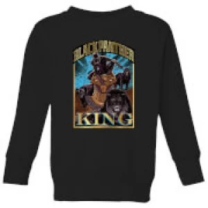 Marvel Black Panther Homage Kids Sweatshirt - Black - 9-10 Years