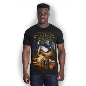 Star Wars Episode VII Phasma & Troopers Mens XX-Large T-Shirt