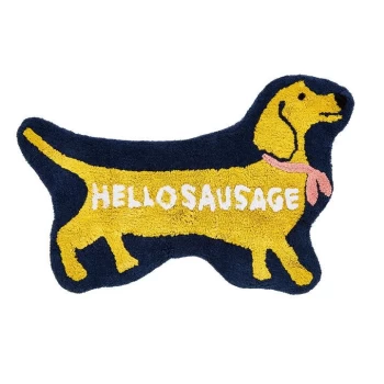 Joules Hello Sausage Bath Mat - GOLD