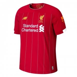 New Balance Liverpool Home Shirt 2019 2020 Junior - Red Pepper