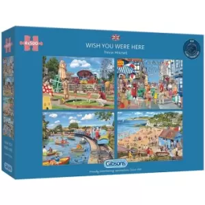 Wish You Were Here Jigsaw Puzzle - 4x 500 Pieces