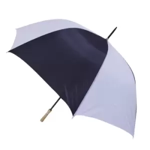 Mens/Womens Unisex Large Automatic Stripe Design, Golf Umbrella (See Description) (Navy and white)