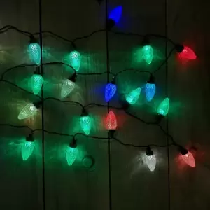 Snowtime Indoor Outdoor Colour Changing 40 LED crystal Pine Cone Lights