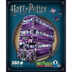 Harry Potter Hogwarts The Knight Bus 3D Wrebbit Jigsaw Puzzle