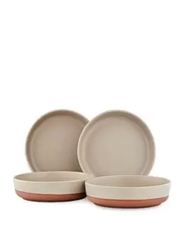 Tower Barbary & Oak Verona Stone 4 Piece Pasta Bowl Set