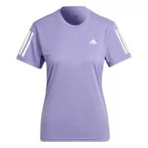 adidas Own The Run T Shirt Womens - Purple