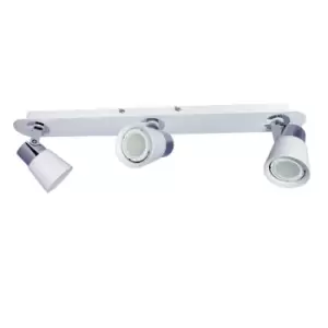 Iris 3-Light 54cm Track Light GU10 White Chrome