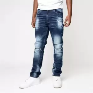 Firetrap Mens Tapered Jean - Blue