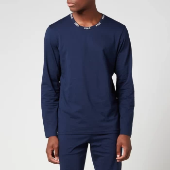 Polo Ralph Lauren Mens Liquid Cotton Long Sleeve Top - Cruise Navy - L