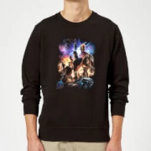 Avengers Endgame Character Montage Sweatshirt - Black - XXL