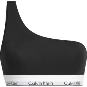 Calvin Klein Unlined Bralette (One Shoulder) - Black