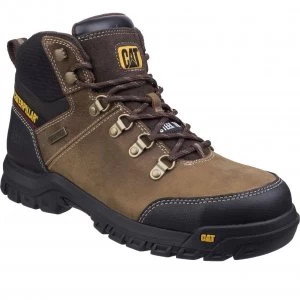 Caterpillar Mens Framework Safety Boots Brown Size 9