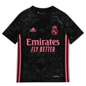 adidas Real Madrid Third Shirt 2020 2021 Junior - Black