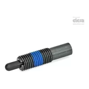 Elesa - Bolt spring plunger-GN 611-M12-10-LS