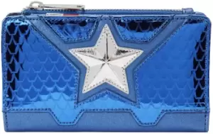 Captain America Loungefly - Shine Captain America cosplay Wallet blue red white