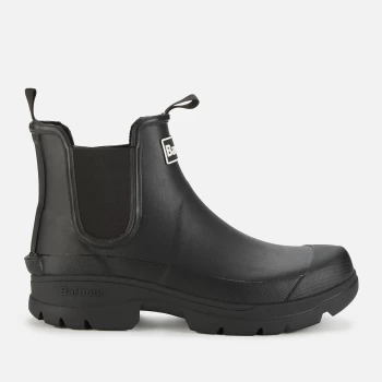 Barbour Mens Nimbus Rubber Chelsea Boots - Black - UK 10