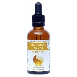 Natureamp39s Greatest Secret Amber Enhanced Colloidal Silver Dropper 100ml