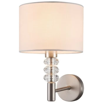 Maytoni Lighting - Lincoln Wall Lamp Nickel, 1 Light, E14