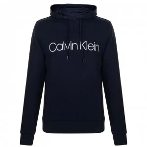 CALVIN KLEIN Front Logo Hoodie - Navy Blazer