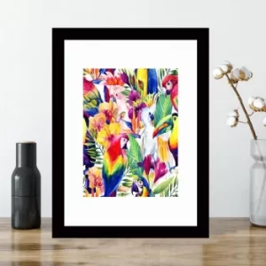 SC374084149 Multicolor Decorative Framed MDF Painting