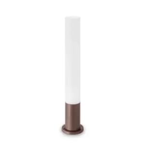 Edo Outdoor Bollard Lamp 1 Light Coffee IP44