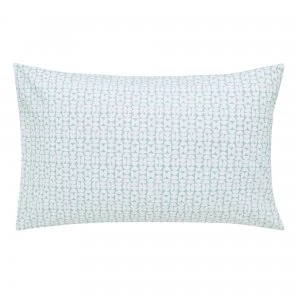 Helena Springfield Liv Tolka Teal Housewife Pillowcase Pair Teal (Blue)