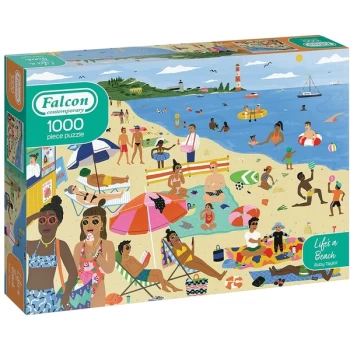 Falcon Contemporary Life&rsquo;s A Beach Jigsaw Puzzle - 1000 Pieces