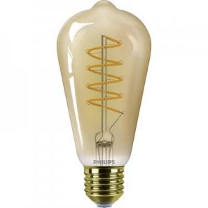 Philips LED (monochrome) EEC A (A++ - E) E27 Custom 5.5 W = 25 W Warm white (Ø x L) 6.4cm x 14cm dimmable