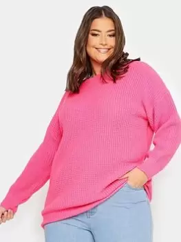 Yours Ribbed Jumper - Pink