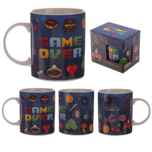 Game Over Design New Bone China Mug