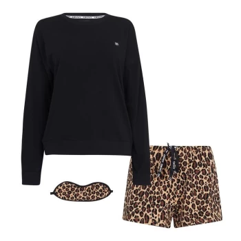 DKNY ModClas Short Set - AnimalBrwnPT202