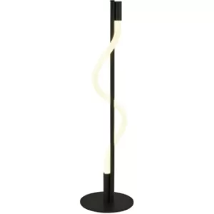 Searchlight Serpent 1 Light LED Floor Lamp, Black, Acrylic 2700K