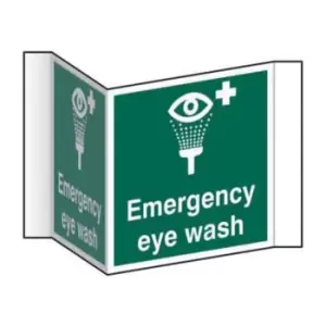 Emergency Eye Wash (Projection Sign) - RPVC (200mm Face)