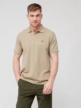 Lacoste Classic Fit L.12.12 Polo Shirt - Beige , Brown Size M Men