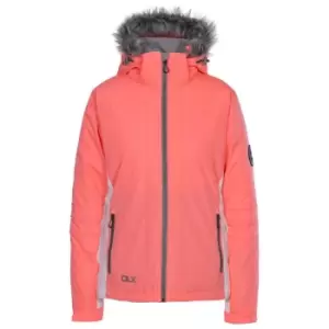 Trespass Womens/Ladies Sandrine Waterproof Ski Jacket (M) (Neon Coral)