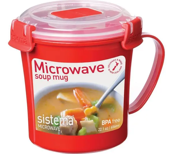 SISTEMA 656ml Microwave Soup Mug 9414202011077