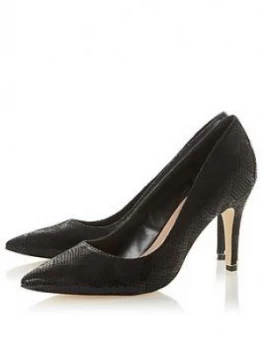 Dune London Anna Wide Fit Heeled Shoe - Black