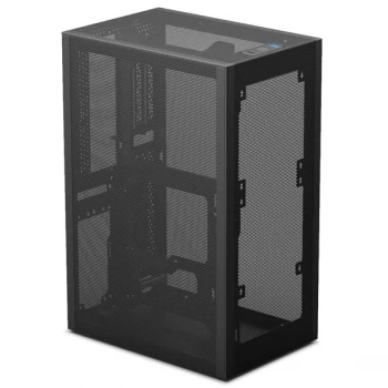 Ssupd Meshlicious Mini ITX Case - Tempered Glass - Black - PCIE 3.0