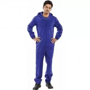 Beeswift Beeswift Hooded Boilersuit Royal Blue 48 PCBSHCAR48