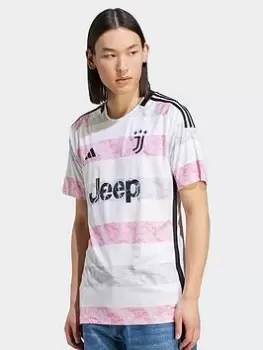 Adidas Juventus Mens 23/24 Away Stadium Replica Shirt, White, Size 2XL, Men