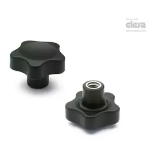 Elesa - Solid lobe knob-VC.692/50 SST-M8