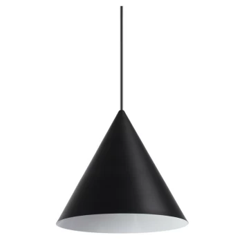 Ideal Lux Lighting - Ideal Lux A-LINE - Indoor Dome Ceiling Pendant Lamp 1 Light Black, E27