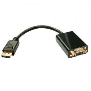 Lindy 41006 DisplayPort VGA Black cable interface/gender adapter