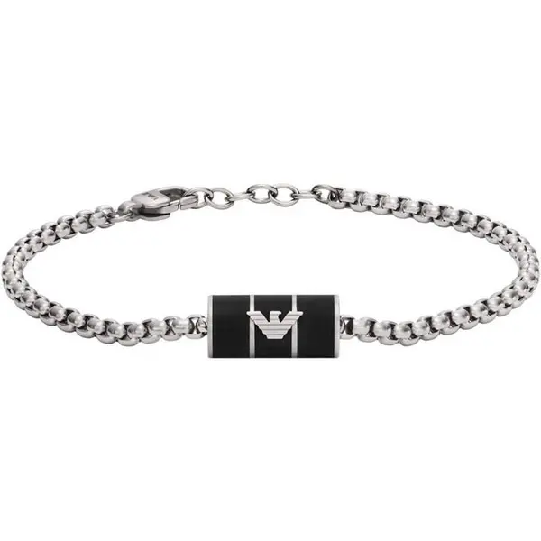 Emporio Armani Gents Emporio Armani Logo Bracelet EGS2920040 - Silver One Size