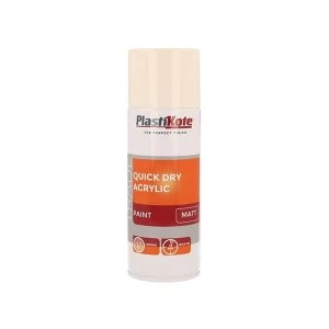 PlastiKote Trade Quick Dry Acrylic Spray Paint Gloss Grey 400ml