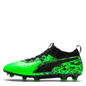 Puma One 19.2 FG Football Boots - Green/Charcoal